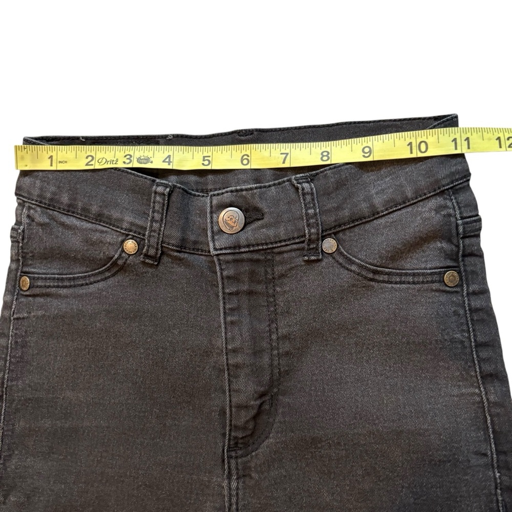 Cheap Monday High Spray Black Stone Skinny Jeans, Sz 24/25 - Picture 12 of 16